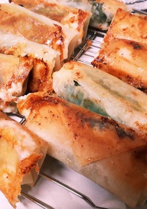鶏ひき肉とチーズ、大葉の春巻き-レシピのメイン写真