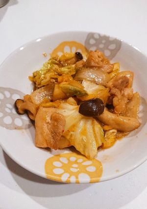 【 お弁当用】鶏肉とキャベツの甘辛炒め-レシピのメイン写真