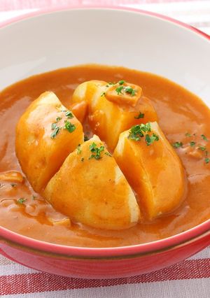 チンしてかけるだけ！じゃがバターチキン-レシピのメイン写真