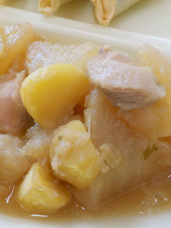 南房総市給食◆大根のオイスターソース煮-レシピのメイン写真
