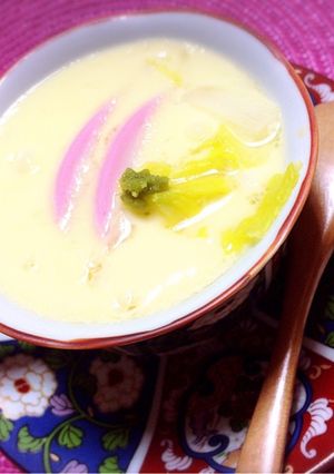 コーヒーカップで蒸し雑煮-レシピのメイン写真