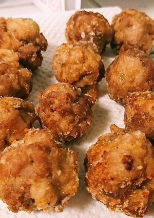 豚こまのだんご揚げ-レシピのメイン写真