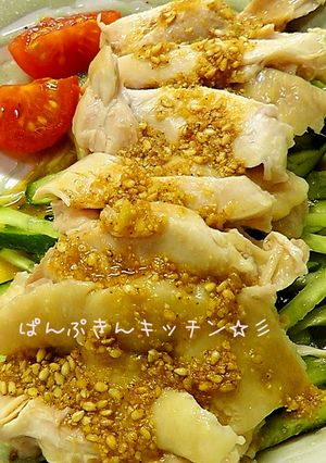 初心者でも簡単♪棒々鶏（バンバンジー）-レシピのメイン写真