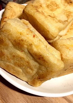 納豆キムチの油揚げ詰め-レシピのメイン写真
