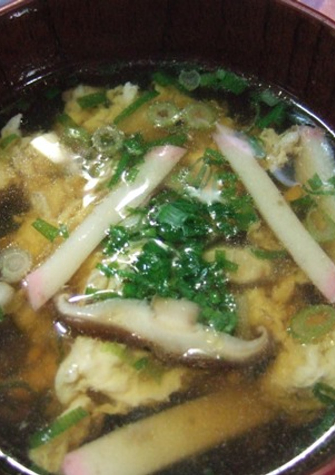 簡単　めんつゆでかき玉汁-レシピのメイン写真