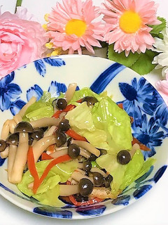 キャベツとシメジ♪ナムル風-レシピのメイン写真