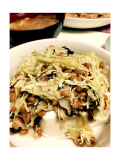 納豆キャベツ 又は 納豆キャベツ豆腐-レシピのメイン写真