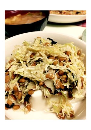 納豆キャベツ 又は 納豆キャベツ豆腐-レシピのメイン写真