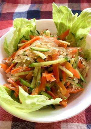 残り野菜で春雨サラダ-レシピのメイン写真