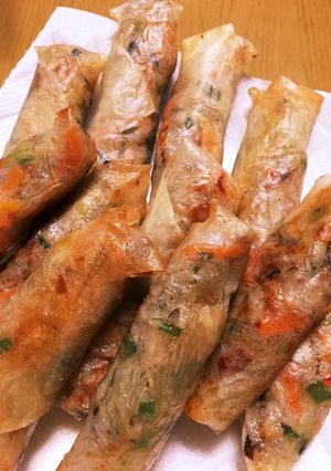 野菜メイン春巻き-レシピのメイン写真