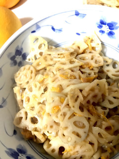みかんの皮の蓮根炒め-レシピのメイン写真