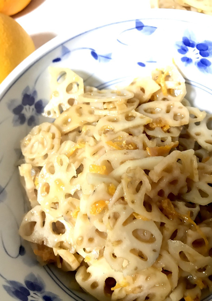 みかんの皮の蓮根炒め-レシピのメイン写真