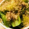 ブロッコリーの茎の塩ゆで●かつお節添え