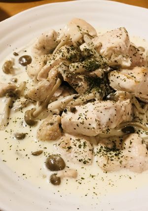 鶏肉のサッと炒め☆生クリームソース-レシピのメイン写真