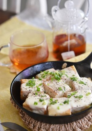 居酒屋風☆厚揚げ豆腐のチーズ焼き-レシピのメイン写真