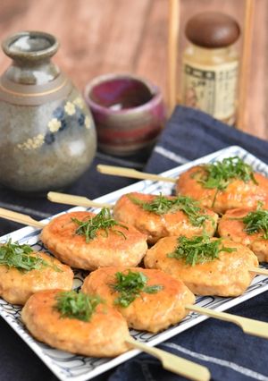 居酒屋風☆鶏つくね照り焼き-レシピのメイン写真
