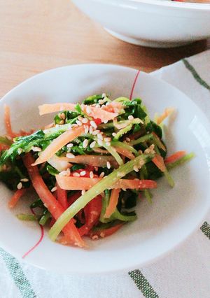 超簡単！♡豆苗とにんじんのナムル♡-レシピのメイン写真