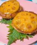 大葉香る♪レンコンのはさみ焼き