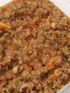 野菜多めなんちゃって煮込みハンバーグ丼-レシピのメイン写真