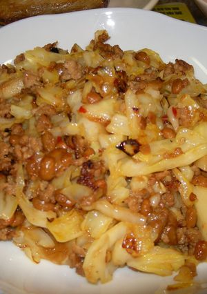 納豆好き☆キャベツと納豆の豆板醤炒め-レシピのメイン写真