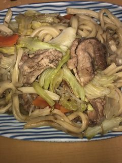 うどん出汁で焼きうどん-レシピのメイン写真