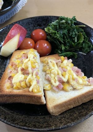 忙しい朝にぴったり 簡単オープンサンド♪-レシピのメイン写真