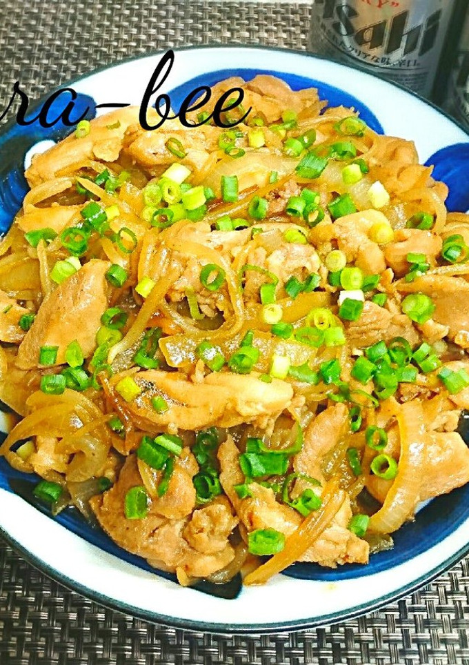 ご飯にかけたい♪鶏もやしの旨生姜焼き-レシピのメイン写真