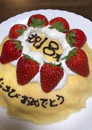 誕生日にいちごのミルクレープ-レシピのメイン写真