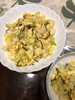 簡単、白菜塩昆布レモンサラダ。-レシピのメイン写真