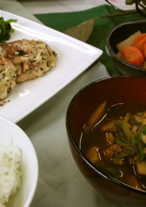 鮭と豆腐の味噌バーグ（健康食）-レシピのメイン写真
