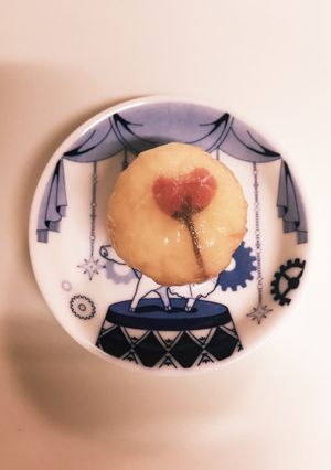 ❁生ハムと桜の塩漬けのおむすび❁-レシピのメイン写真