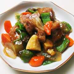 รูปของ 酢豚（野菜はレンジで温めて時短♪）