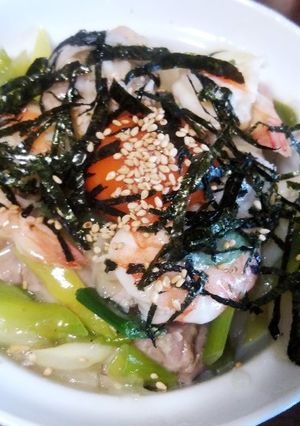 鶏肉と海老のあんかけ丼-レシピのメイン写真