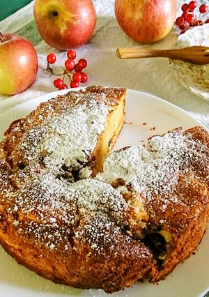 りんごのケーキ　はかり不要　チョコ入り-レシピのメイン写真