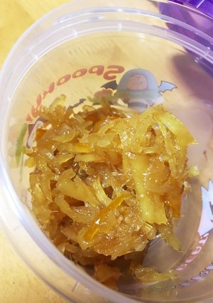 生姜の蜂蜜煮 冷え性対策-レシピのメイン写真
