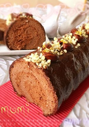 愛情たっぷり♡魅惑の生チョコロールケーキ-レシピのメイン写真