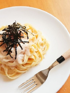 たらこバタークリームのパスタ-レシピのメイン写真
