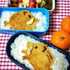 รูปของ キャラ弁☆干支弁当　いのしし
