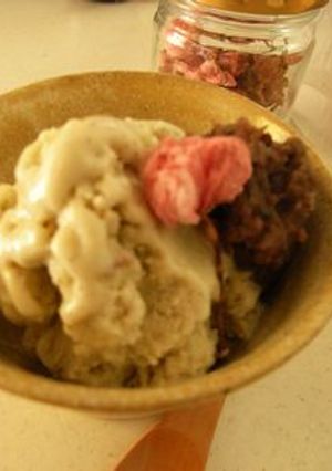 春の薫り❀低カロリー桜餅味アイスクリーム-レシピのメイン写真