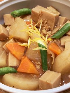 高野豆腐の柚酢あんかけ*-レシピのメイン写真
