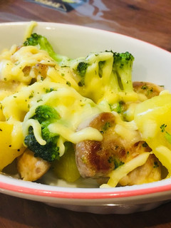 鶏モモ野菜のガーリックチーズ焼き-レシピのメイン写真