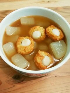 子供と食べる♡簡単おでん風ふろふき大根⭐-レシピのメイン写真