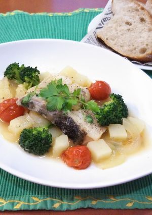 アスリート食★簡単たらのアクアパッツア-レシピのメイン写真