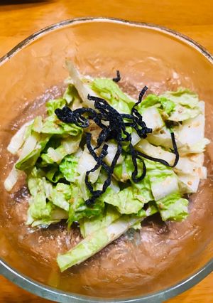 切って混ぜるだけ♪無限白菜サラダ-レシピのメイン写真