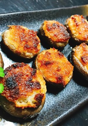 簡単☆しいたけのマヨパン粉焼き-レシピのメイン写真