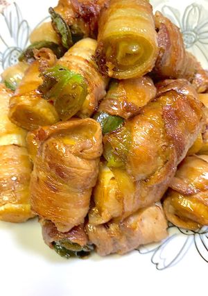 簡単シンプルな甘酢白ネギ肉巻き-レシピのメイン写真