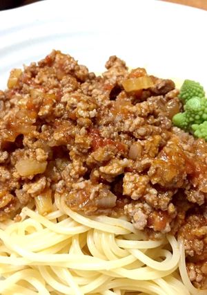 シンプルで美味しいミートソース-レシピのメイン写真
