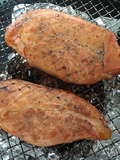 中華鍋でできる簡単!鶏ムネ肉のスモーク-レシピのメイン写真