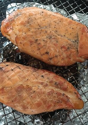 中華鍋でできる簡単!鶏ムネ肉のスモーク-レシピのメイン写真