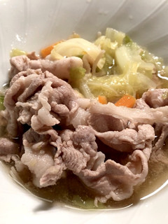 豚コマとキャベツのさっぱりスープ煮-レシピのメイン写真